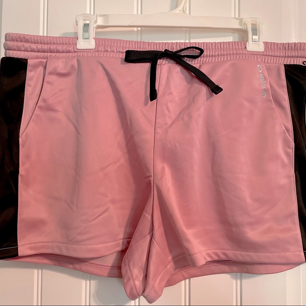 New Bebe Sport XL Pink Athletic Shorts